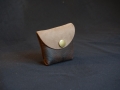 Les Cuirs de Lune - Mini porte-monnaie marron vieilli marron glacé
