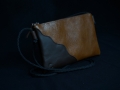 Les Cuirs de Lune - Pochette Onde camel, brun