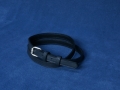 Les Cuirs de Lune Ceinture doublées gris anthracite