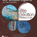 Affiche de la Fête de la Création et des Métiers d'arts édition 2015