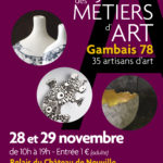 Affiche Salon des Métiers d'Art de Gambais édition 2015
