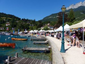 Prise de vue Marché d'art et d'artisanat de Talloires édition 2015